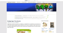 Desktop Screenshot of budgerigarparakeets.com